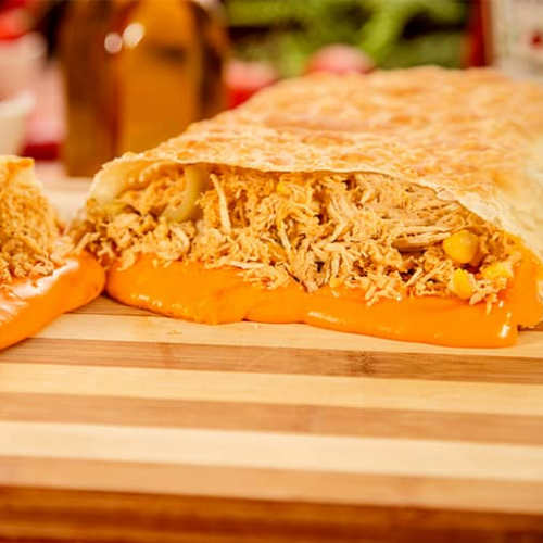 Frango, Queijo e Cheddar